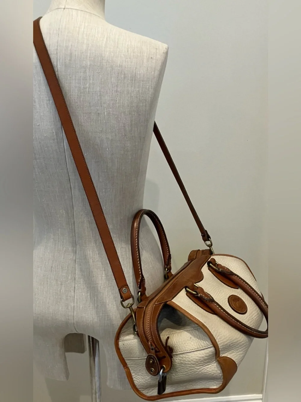 VINTAGE DOONEY & BOURKE ALL WEATHER LEATHER SATCHEL